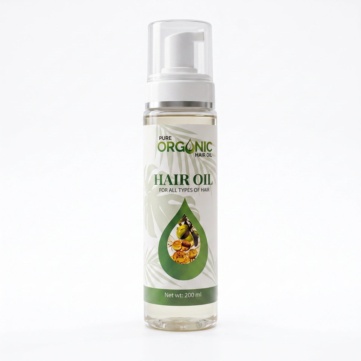 Pure Organic Hair Oil— Reduces Hair Fall for All Hair Types