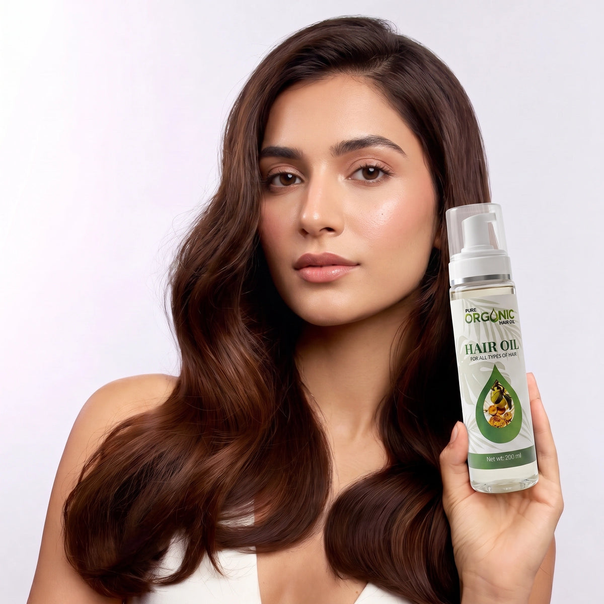 Pure Organic Hair Oil— Reduces Hair Fall for All Hair Types